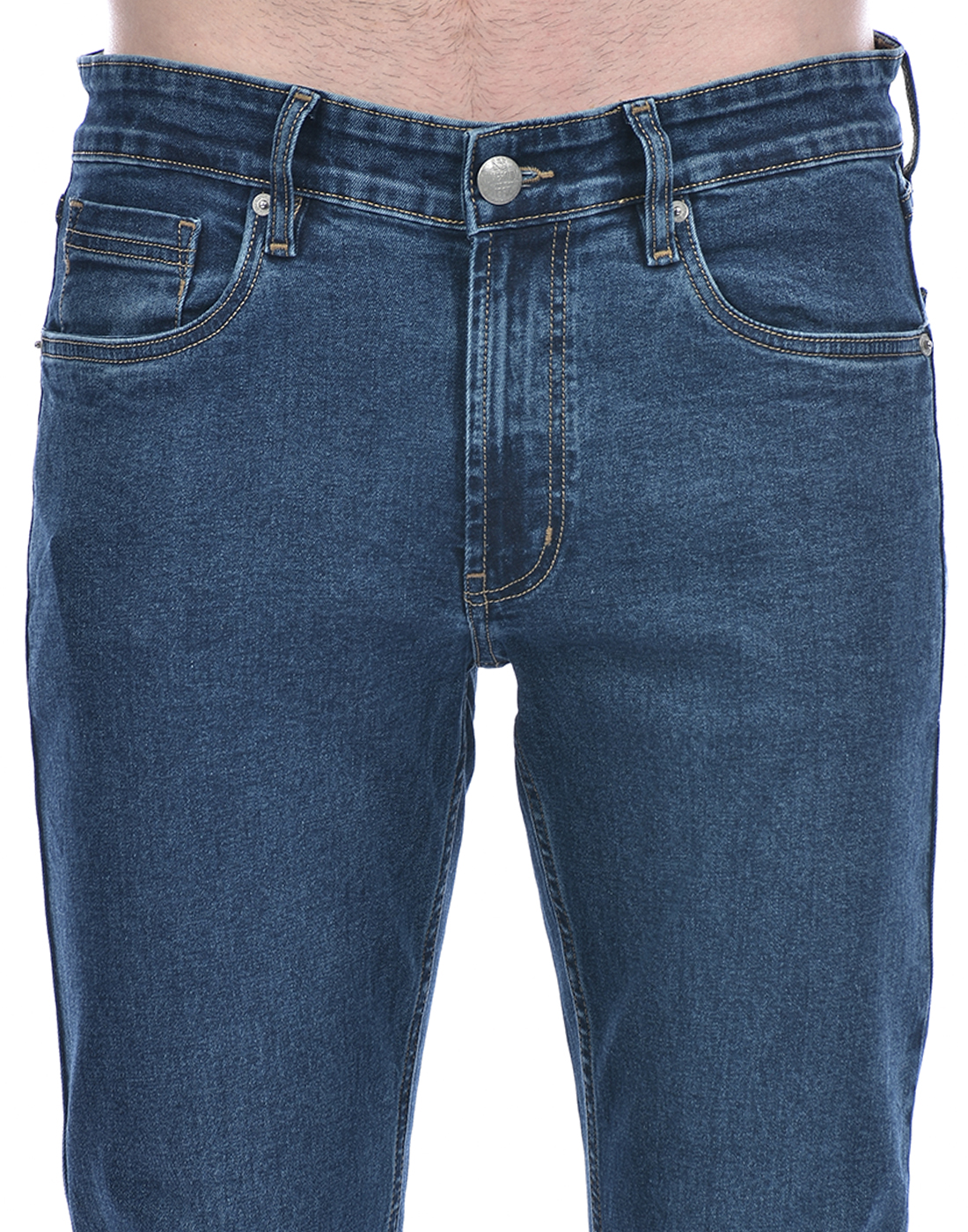 Numero Uno Men Faded Light Blue Jeans